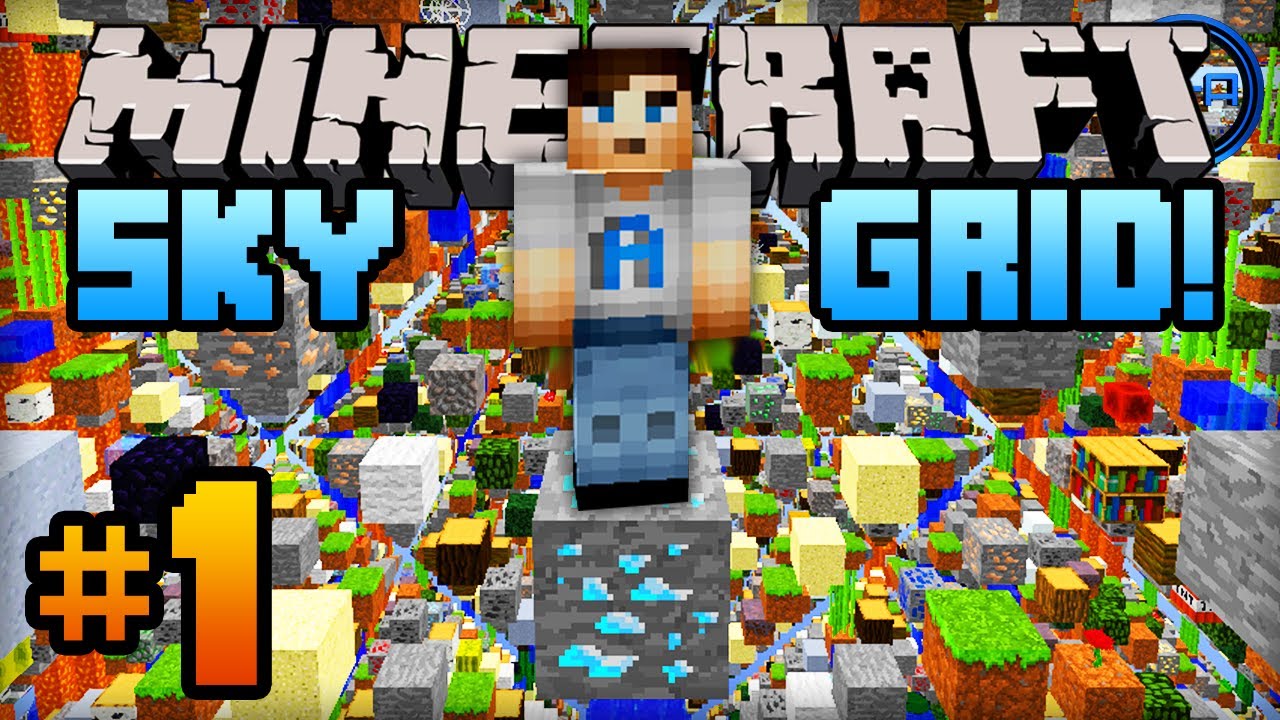 Minecraft SKY GRID - Episode #1 w/ Ali-A! - 