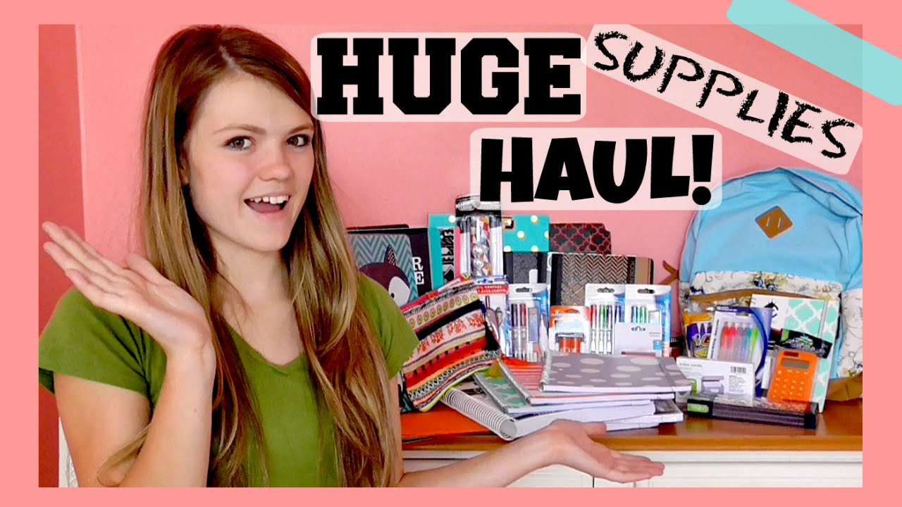 Back To School Supplies Haul 2015!