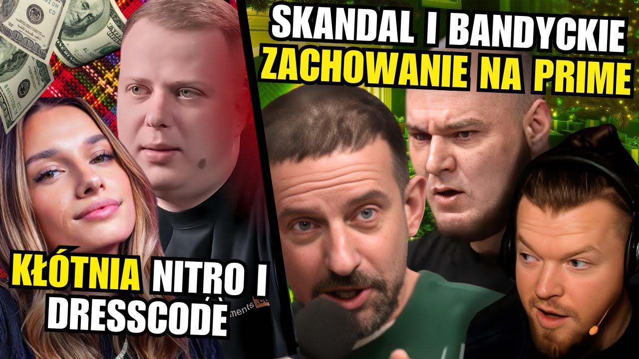 BANDYCKIE ZACHOWANIE I SKANDAL W FEDERACJI PRIME, KŁ&Oacute;TNIA NITROZYNIAKA Z INFLUENCERKĄ | WARDĘGA LIVE
