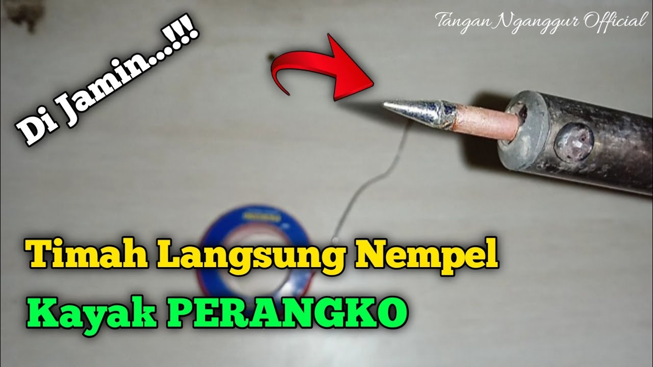 Cara membersihkan mata solder // di jamin timah nempel kayak perangko
