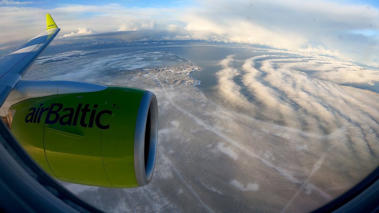 2022 | airBaltic Brussels to Tallinn | Airbus A220-300