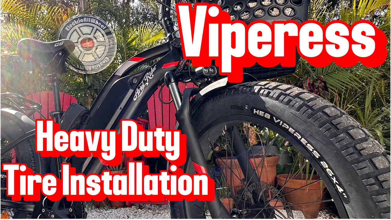 Ariel Rider | Kepler | Установка и первая поездка на HD 26x4 Fat Tire. HEB Viperess и HEB Allscape