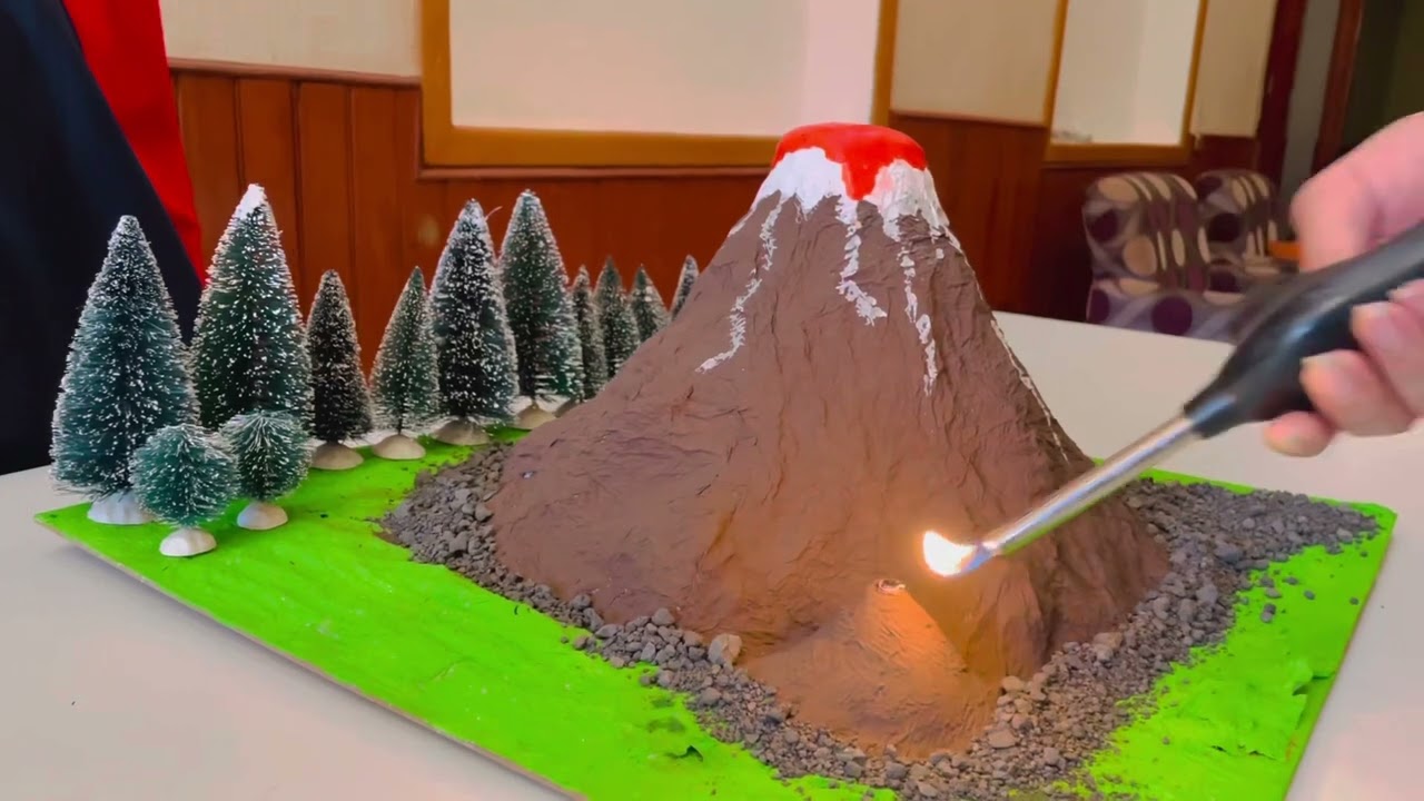 Maqueta de Volcán 🌋