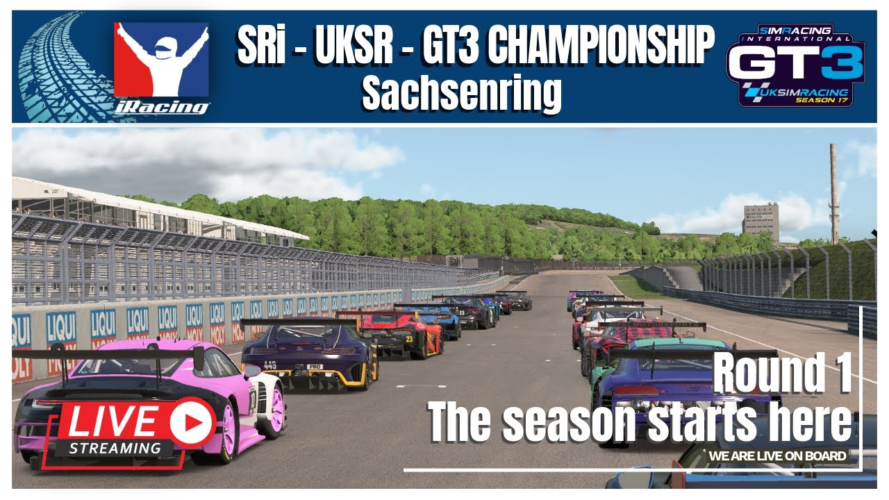 iRacing Sachsenring | SRi – UKSR GT3 Championship (Season 17 Round 1)