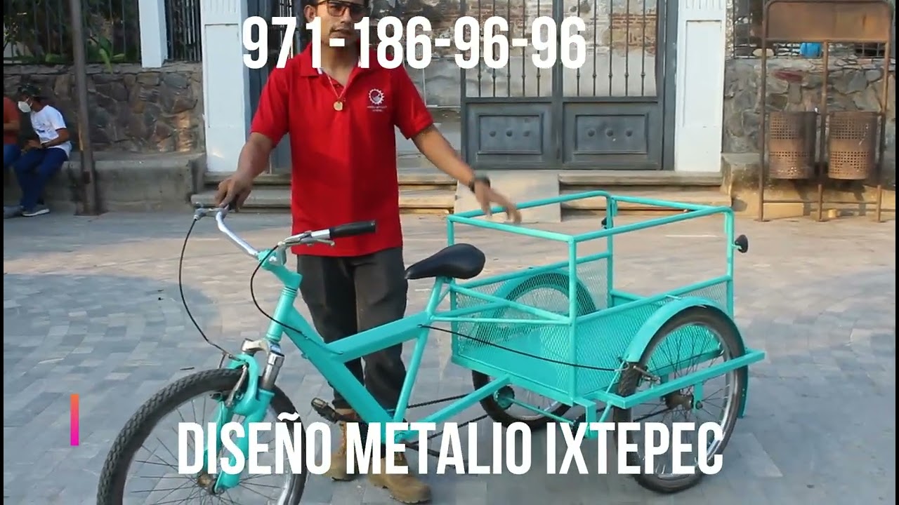 TRICICLO DE CARGA TRASERA
