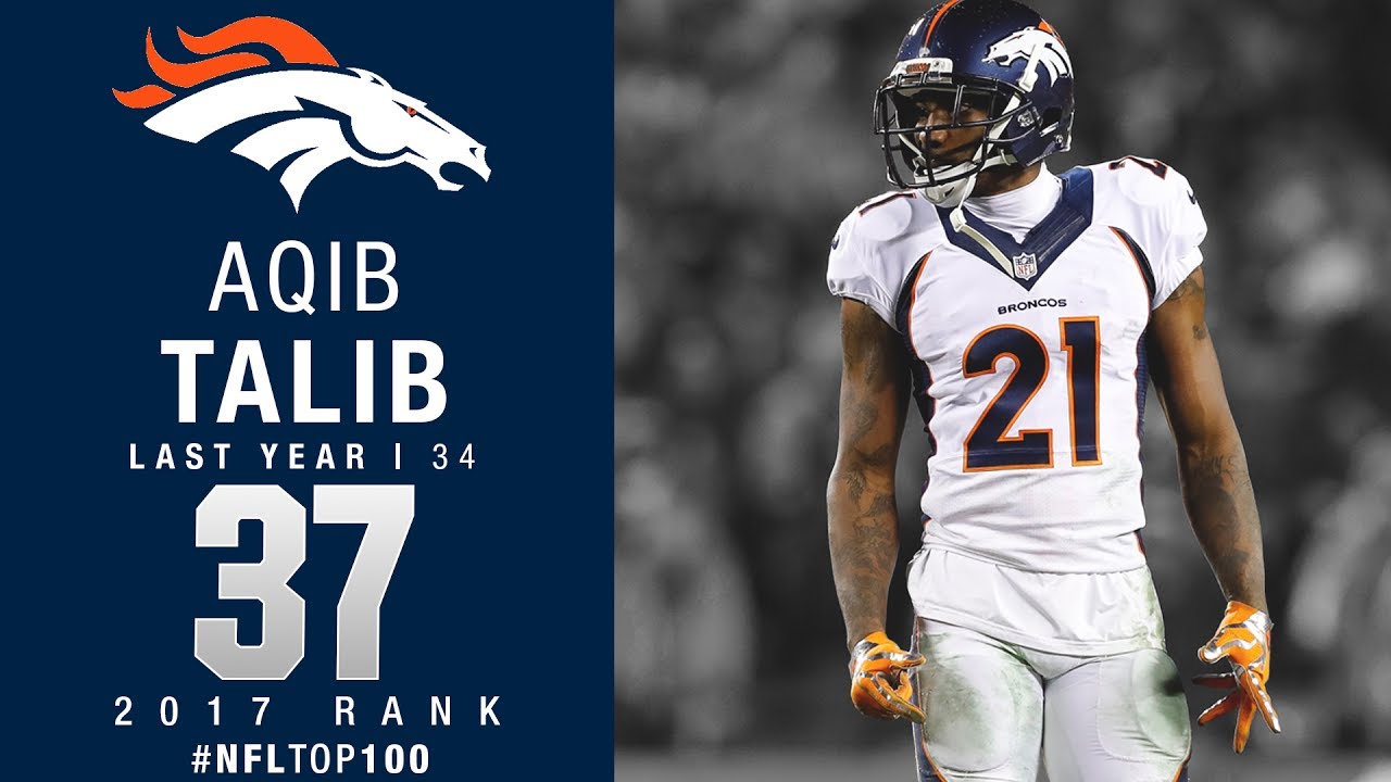 #37: Aqib Talib (CB, Broncos) | Top 100 Players of 2017 | NFL