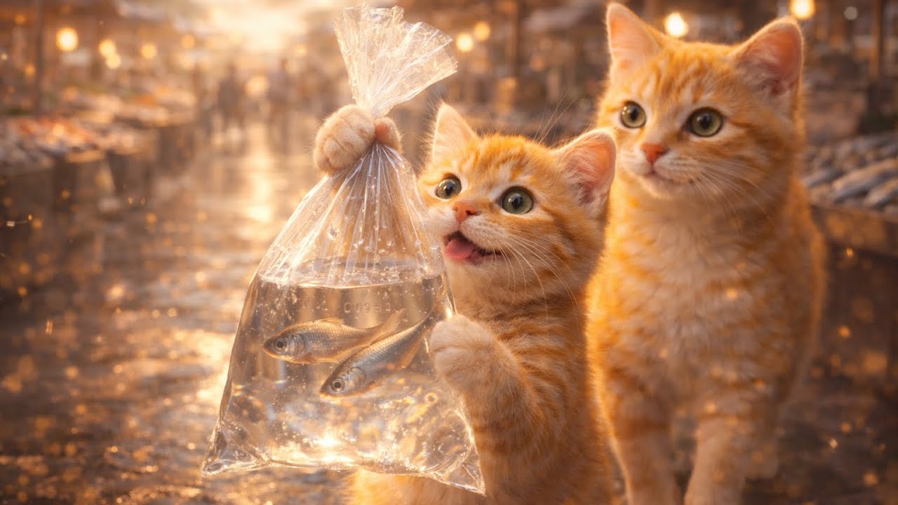 Ginger Dobby Builds a Beautiful Fish Pond in dreams 🐟 Heartwarming Cat Story
