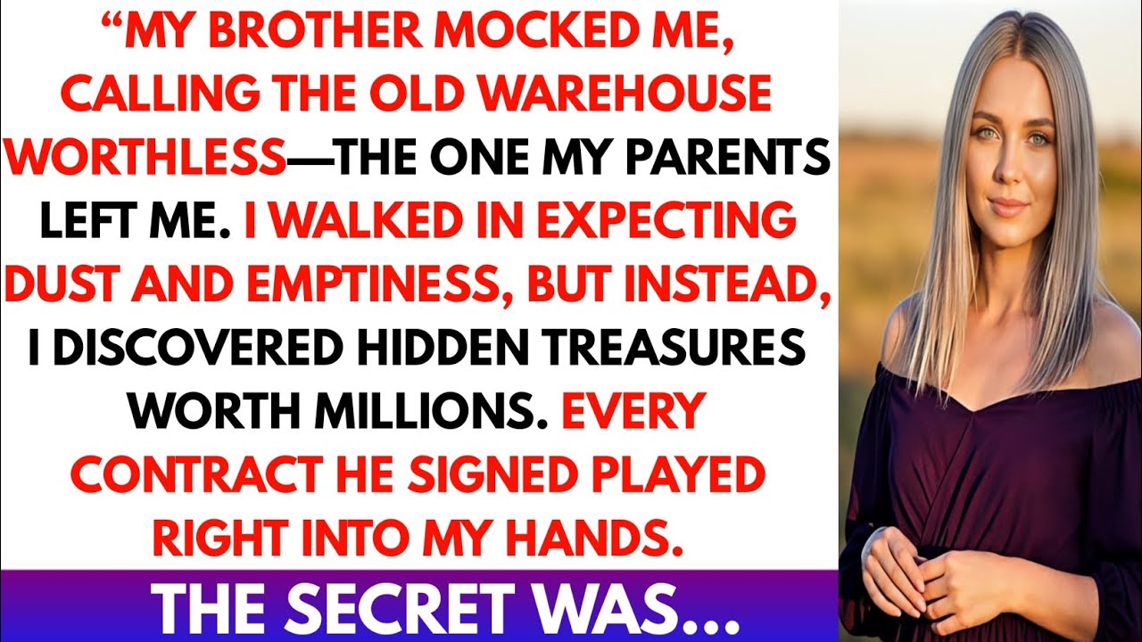 “They Called My Inheritance Junk—Until I Opened The Warehouse Vault.”.