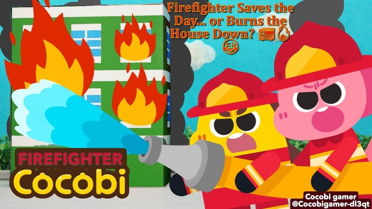 Live 🔴 Cocobi Firefighter Saves the Day... or Burns the House Down? 🚒🔥😂