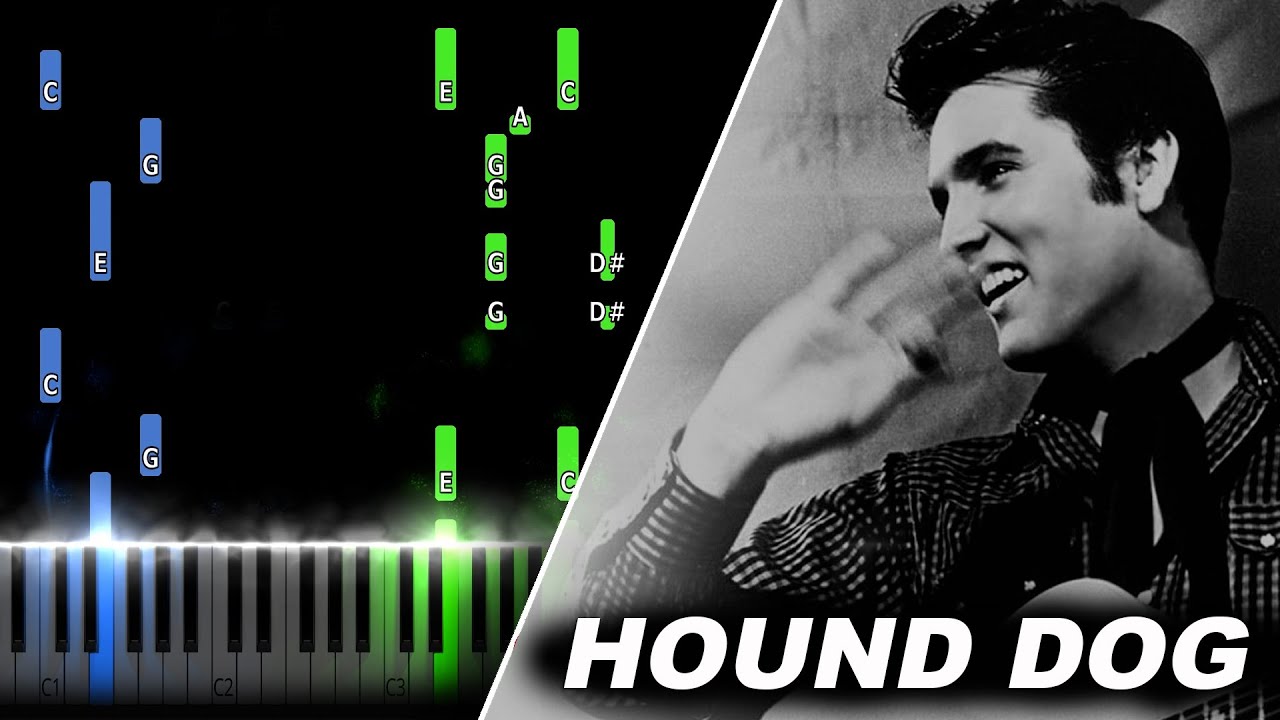 Elvis Presley - Hound Dog Piano Tutorial