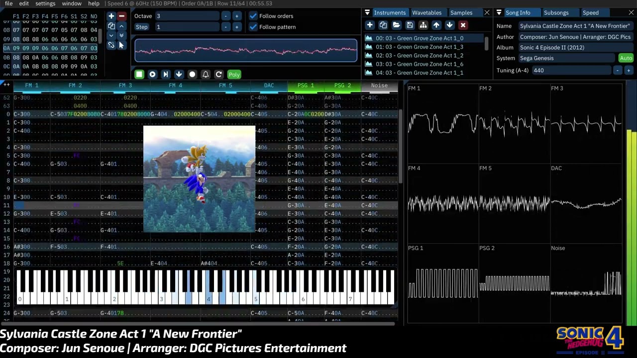 Sylvania Castle Zone Act 1 [A New Frontier] - Sonic 4 Episode II (2012) {Sega Genesis Remix}