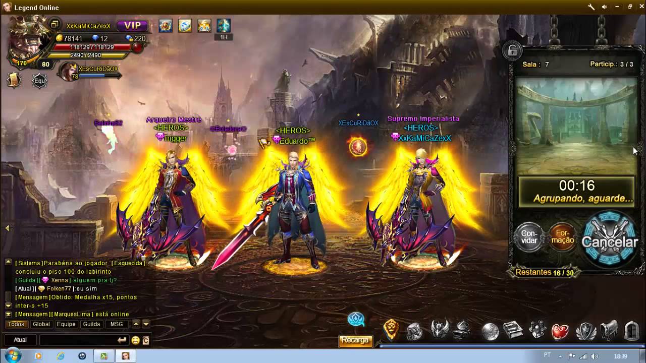 Legend Online S10 Arena Atualizada XxKaMiCaZexX , Trigger e Eduardo™