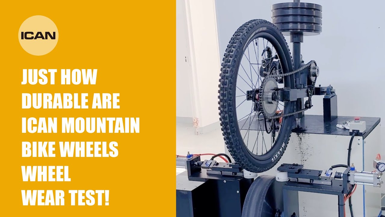 Just how durable are the ICAN mountain bike wheels? Wheel wear test! #icancycling