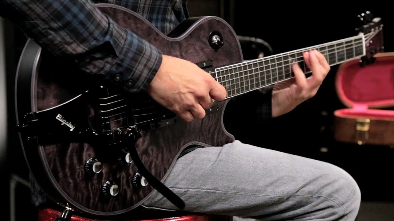 Gibson Custom Les Paul Custom Quilt Dark Night Electric Guitar