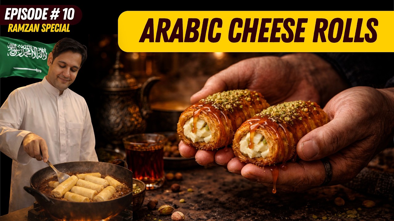 Halawet el Jibn Recipe | Sweet Arabic Cheese Rolls | Eid & Ramadan Dessert | Middle Eastern Sweets