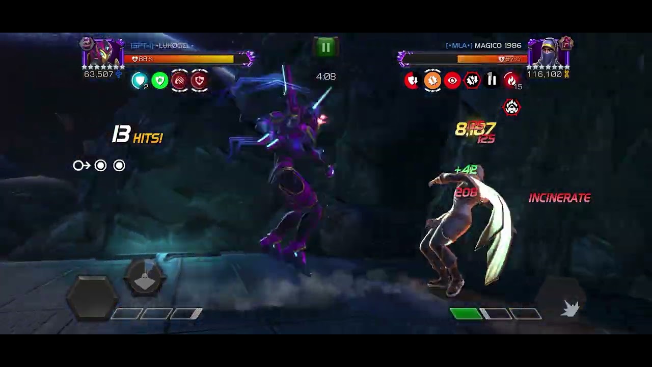 Dust node 22 with Iron Hearts - MCOC AW