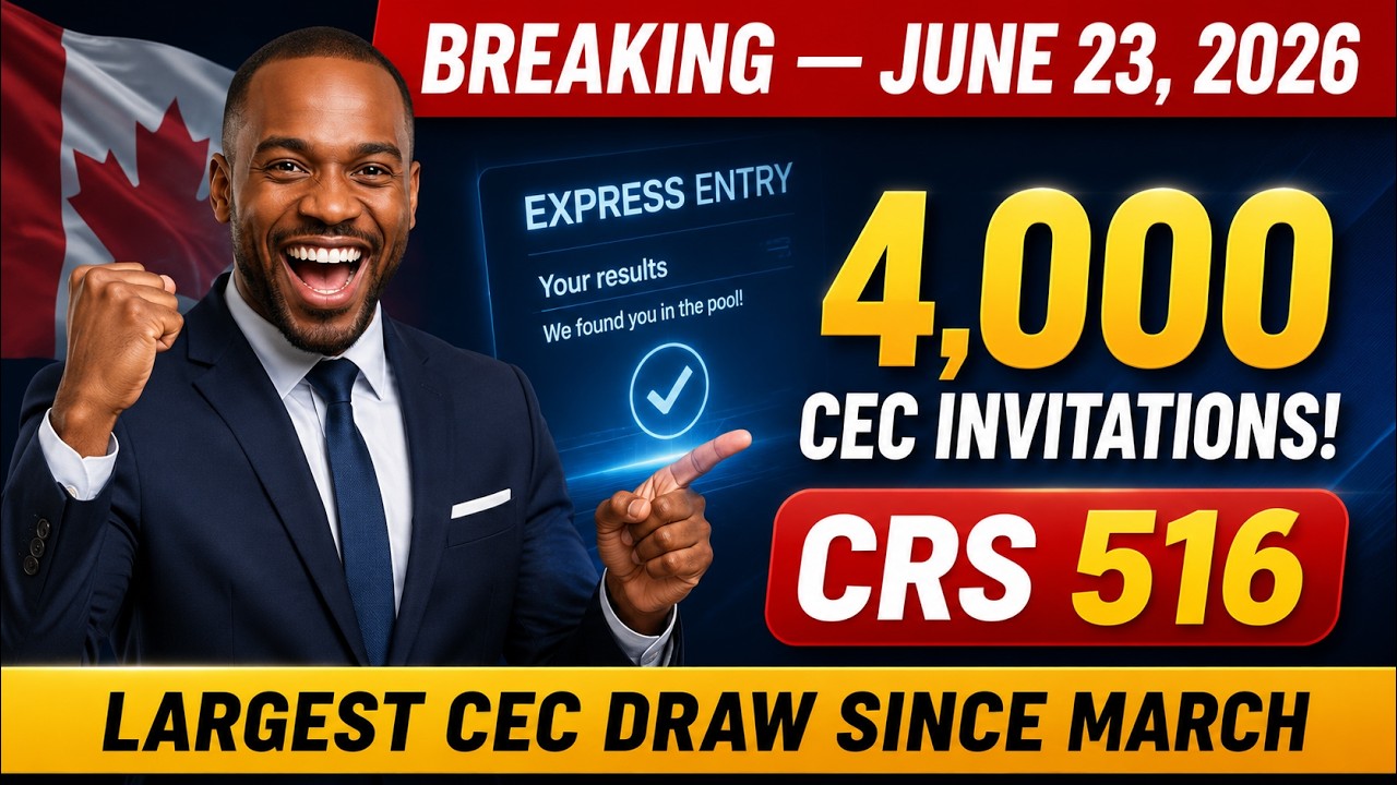 Розыгрыш Express Entry по программе CEC &mdash; 4 000 приглашений на ПМЖ с баллом CRS 516! Крупнейший р...