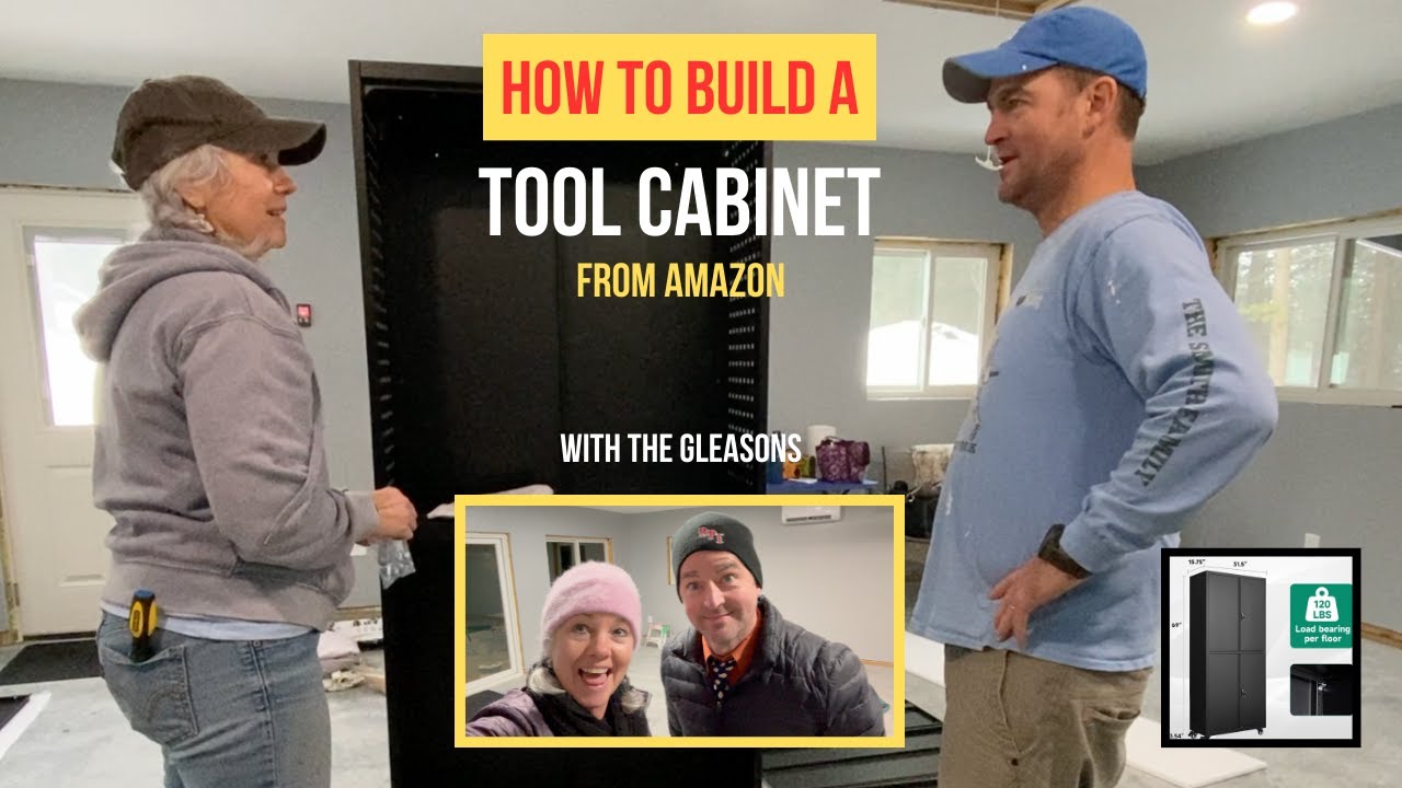 Building the Letaya Metal Garage Storage Cabinet | Organizing Our New Garage