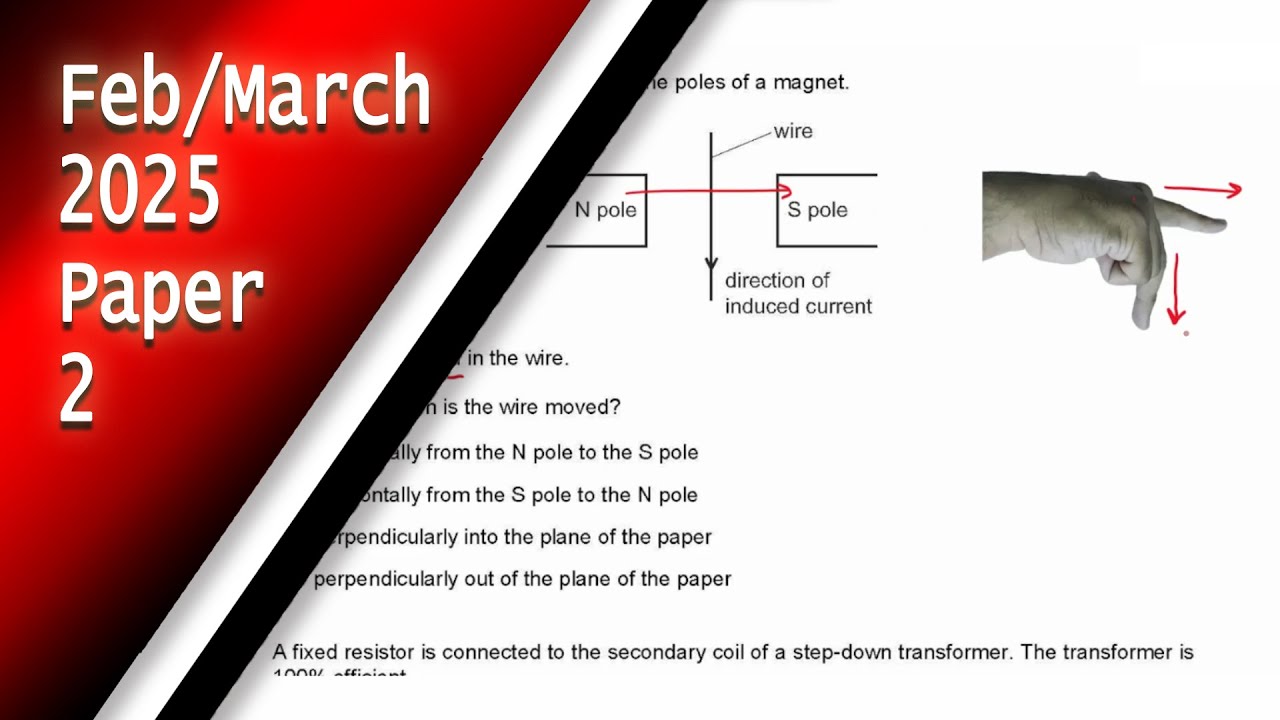 IGCSE Physics February March 2025 Paper 2
