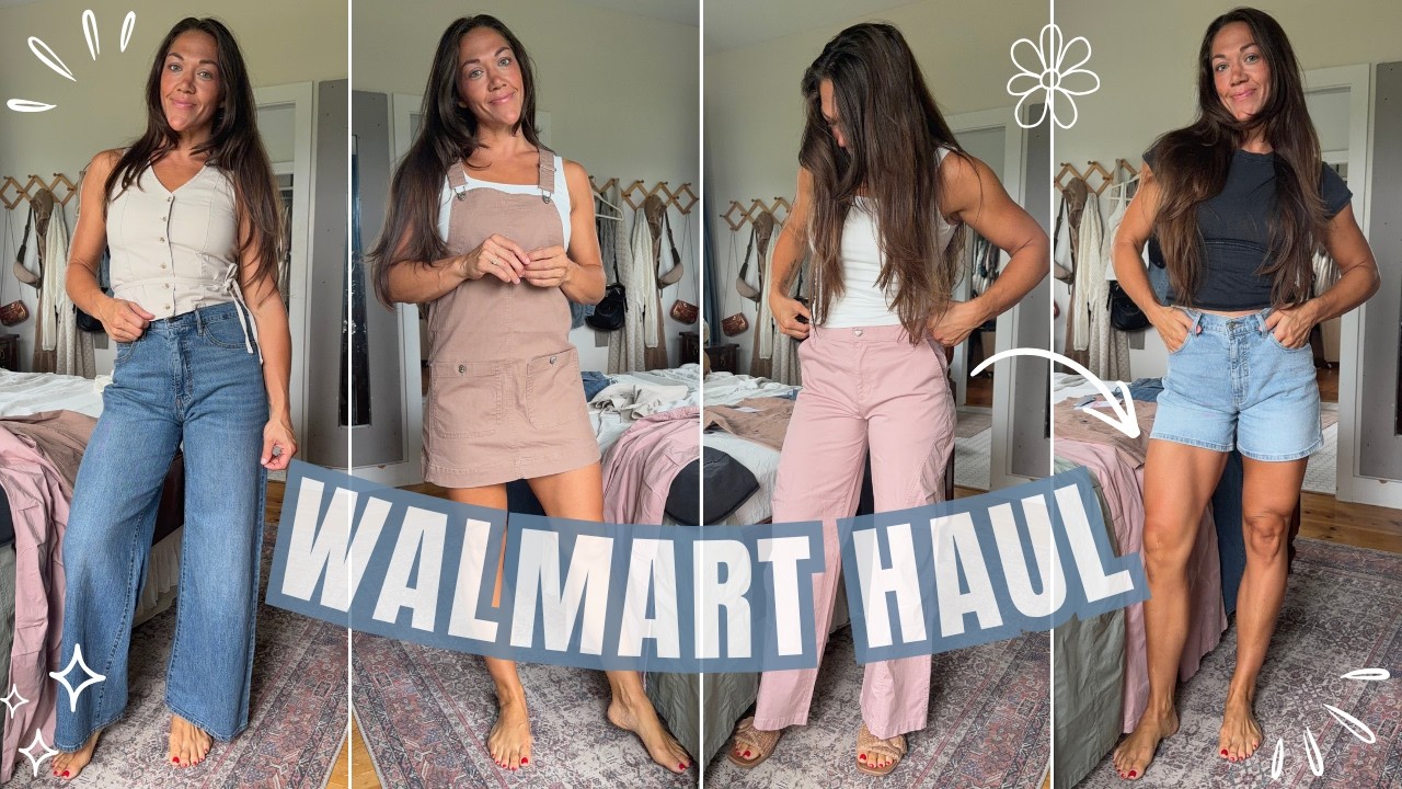 Новый гардероб от лета к осени за $130! Примерка покупок из WALMART