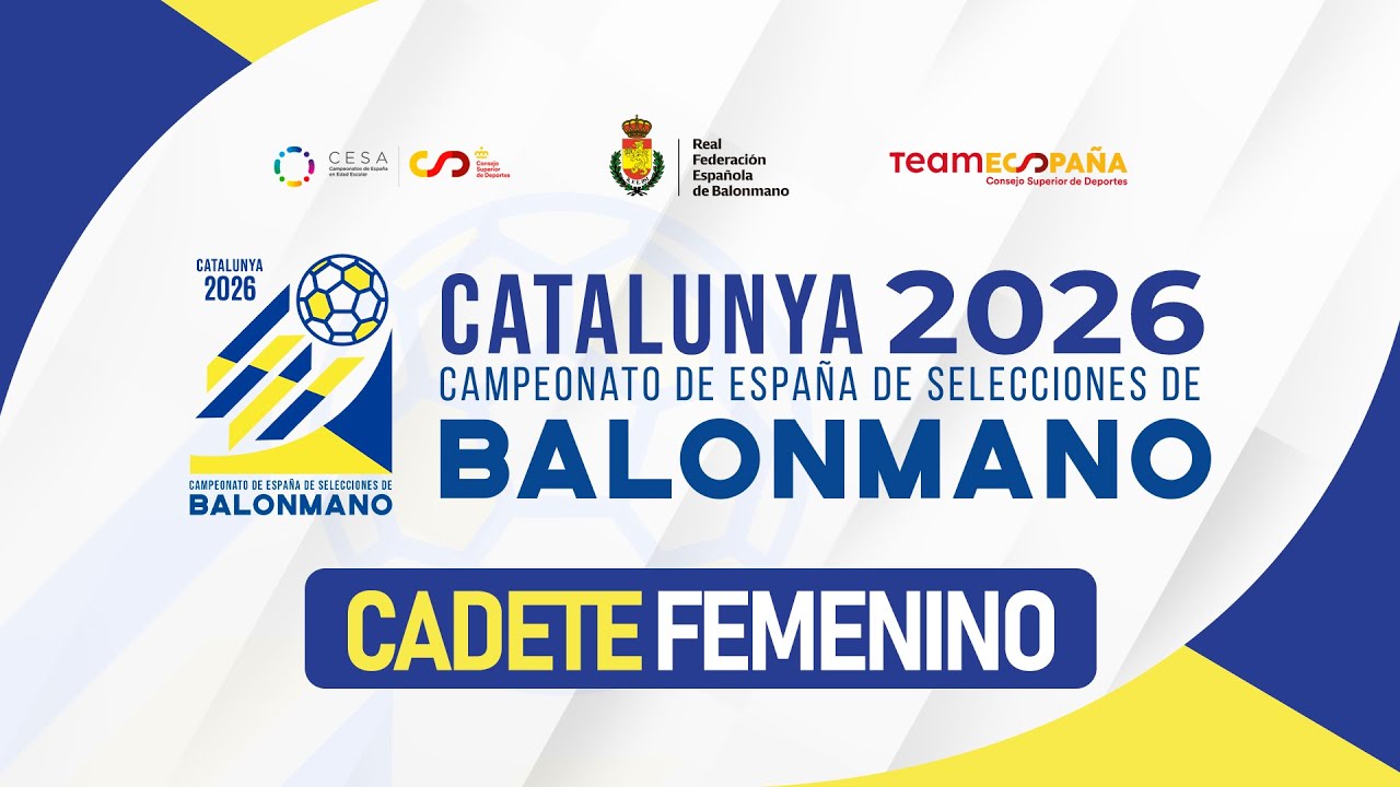 #CESABalonmano2026&nbsp;| Campeonato de Espa&ntilde;a - CF - Grupo B | Castilla La Mancha : Madrid