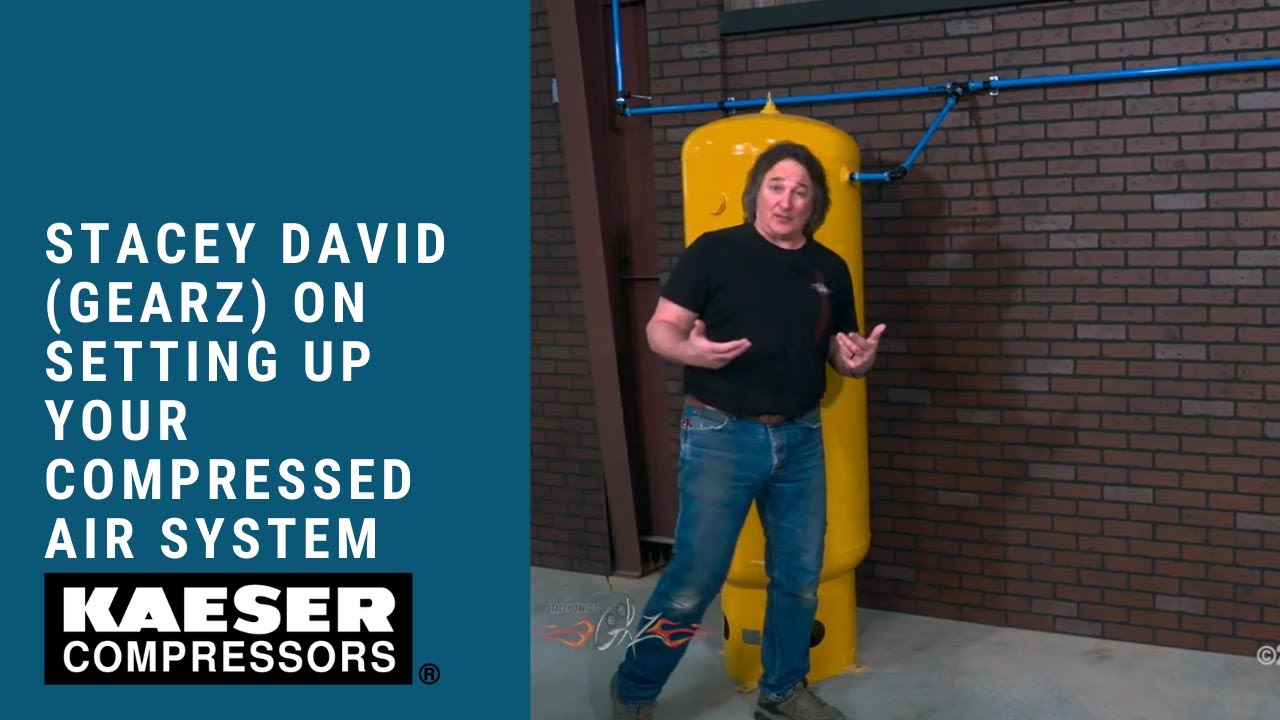 Stacey David (GearZ) on setting up a compressed air system | Kaeser Compressors