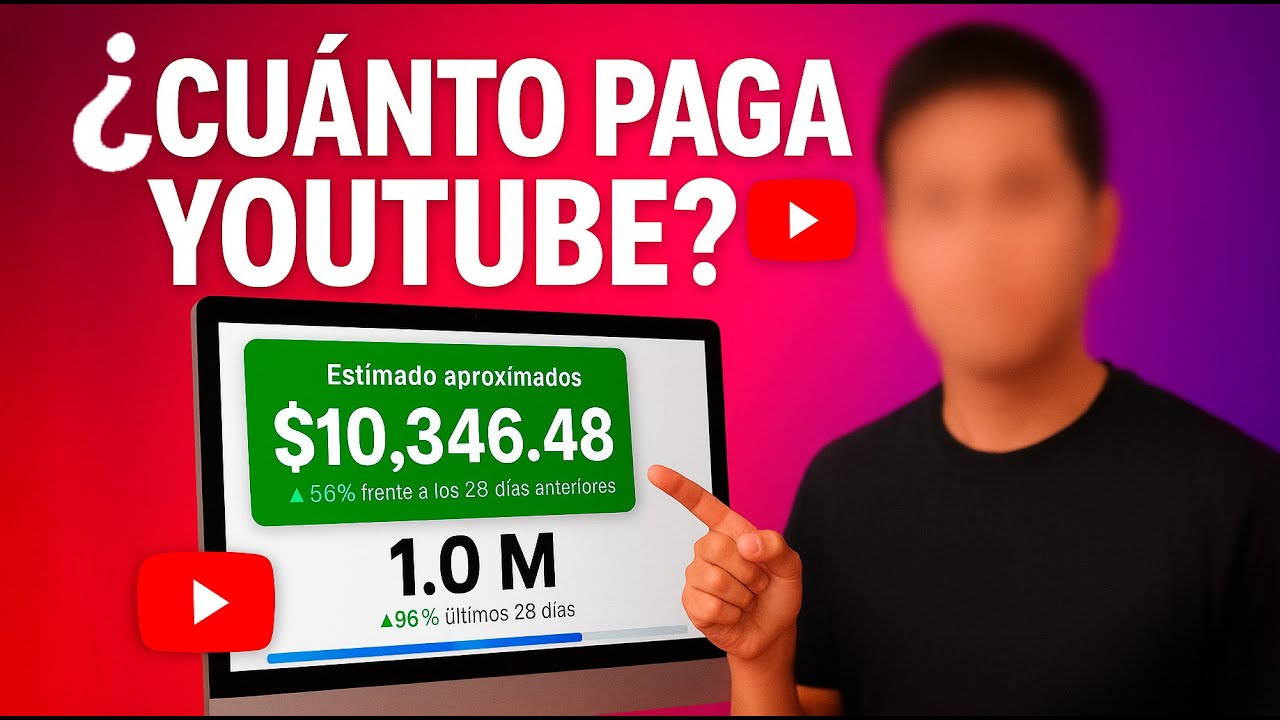 ¿Cuánto PAGA YouTube por 1 MILLON de VISTAS en SHORTS?