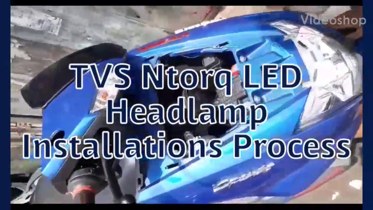 How to install led head light || How to Convert Ac to Dc || Tvs Ntorq Led Head Light Installation
