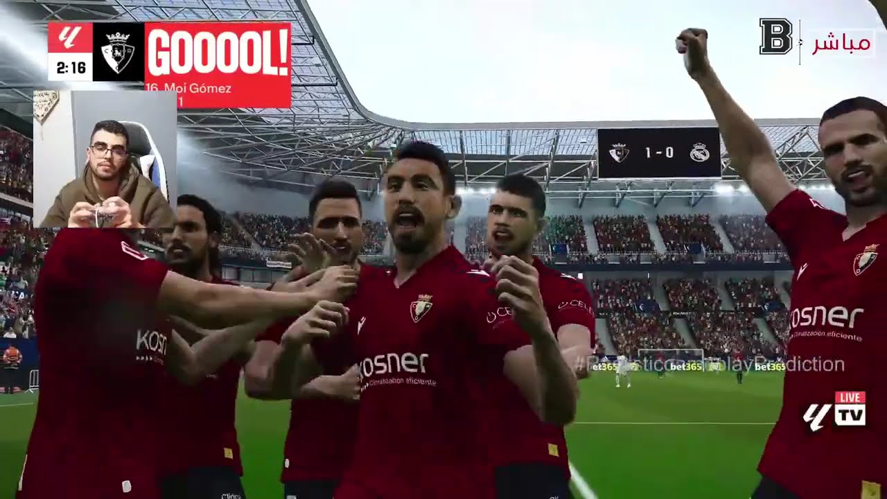 🔴بث مباشر مباراة ريال مدريد ضد أوساسونا | الدوري الاسباني 2026 | محاكاة مباراة اليوم