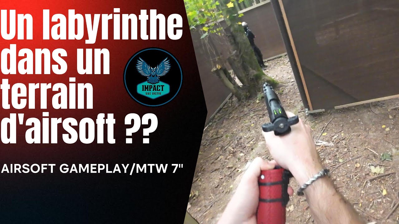 Un LABYRINTHE dans un terrain d'AIRSOFT ?? Gameplay AIRSOFT chez Impact'United ! MTW 7