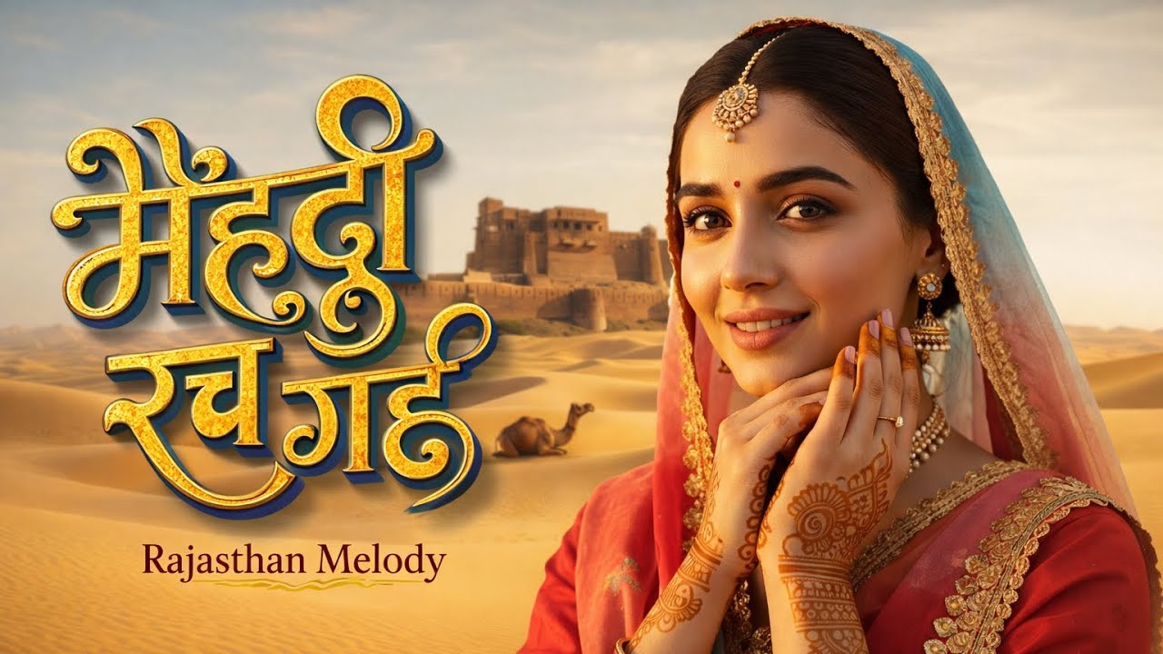मेंहदी रच गई (हाथों में कला, दिल में राजस्थान )♥️। राजस्थानी लोकगीत। Rajasthan Melody 