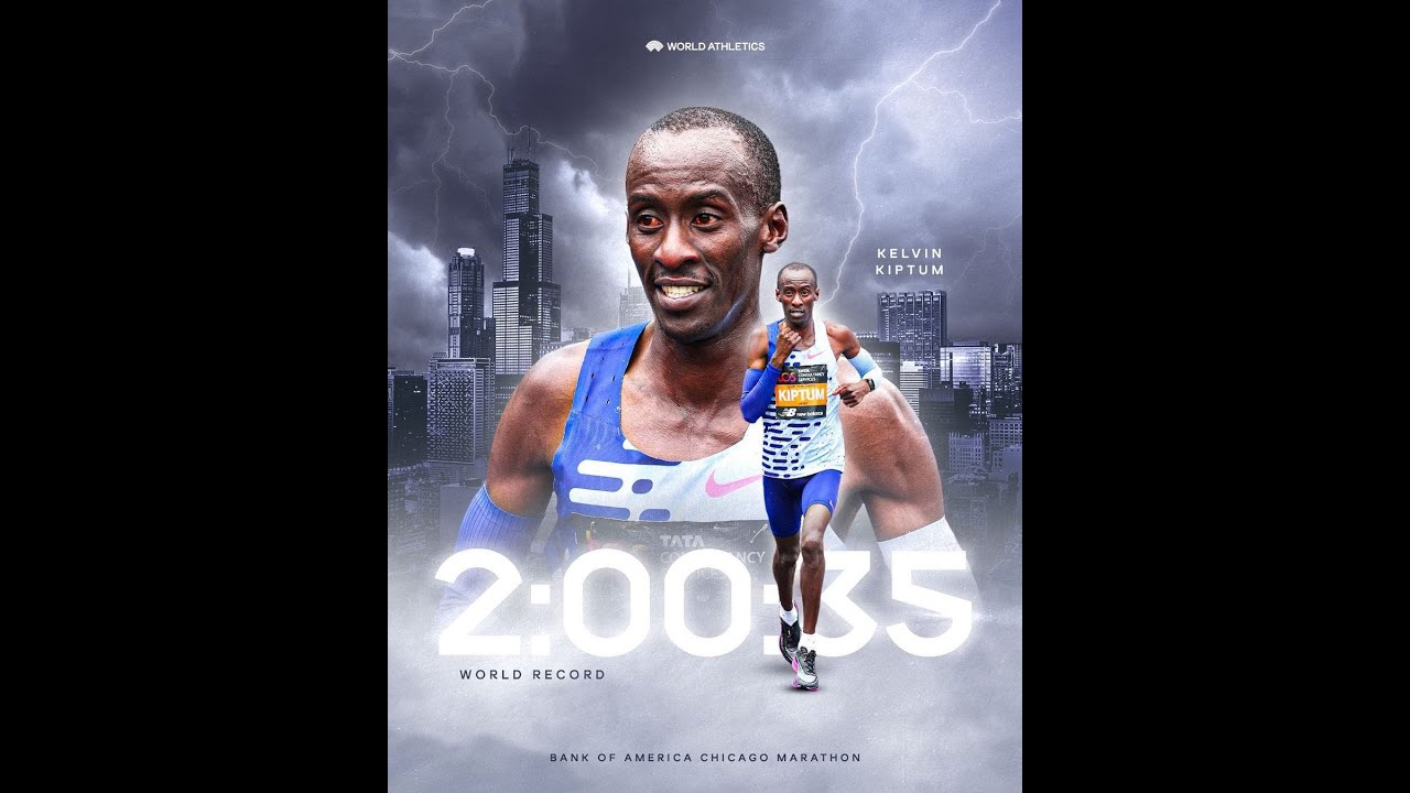 🔥🔥 Kelvin Kiptum runs a WR in Chicago Marathon 2023 🔥🔥