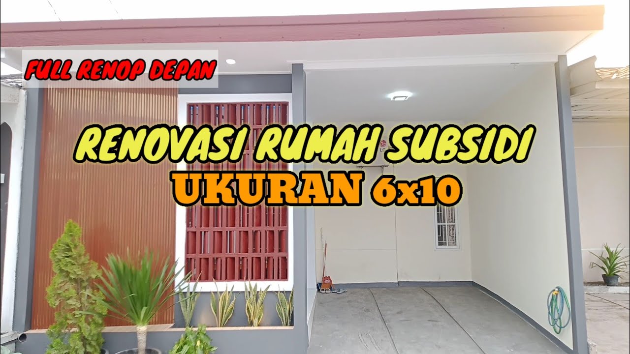RENOVASI RUMAH SUBSIDI BAGIAN DEPAN