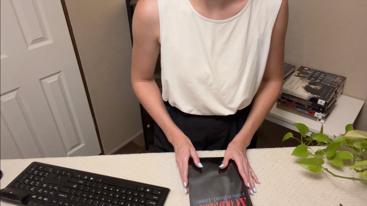 ASMR Library Roleplay w\ Used Books (whispers, typing, dust jacket crinkles, stamping)