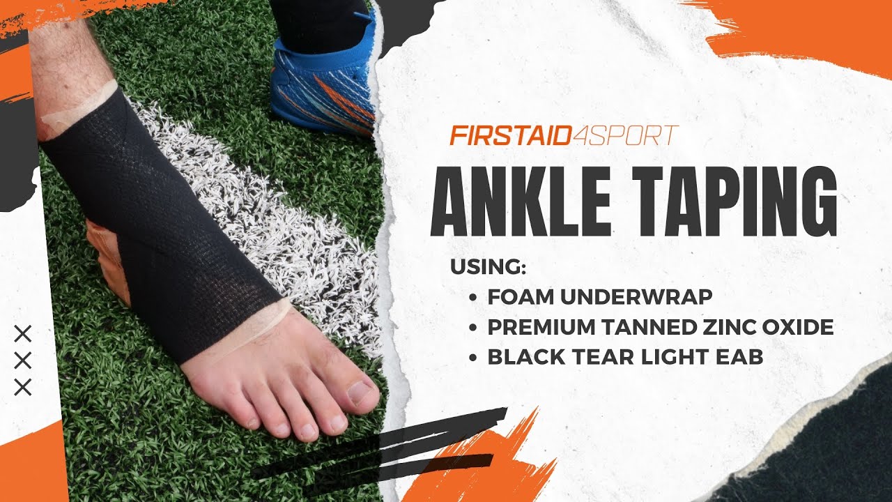 How to Tape an Ankle to Prevent Inversion Sprains | Sports Therapy Techniques