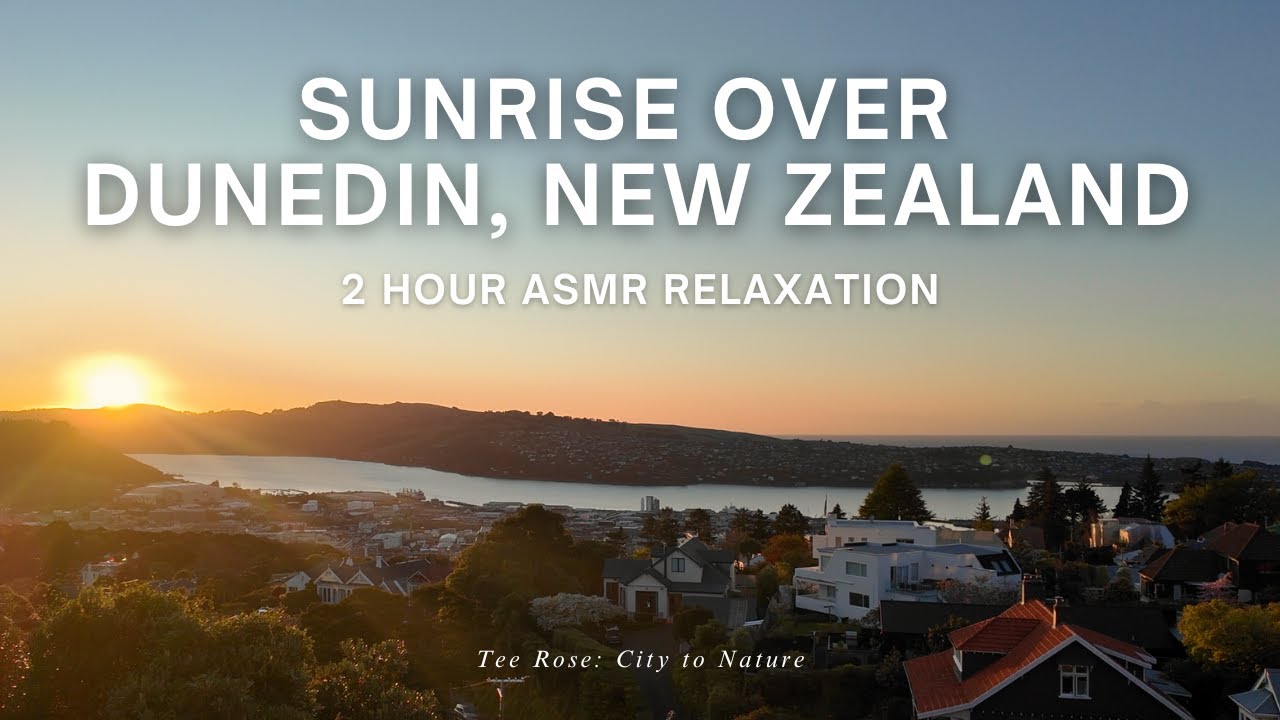 Real 2 hour sunrise in the south of New Zealand