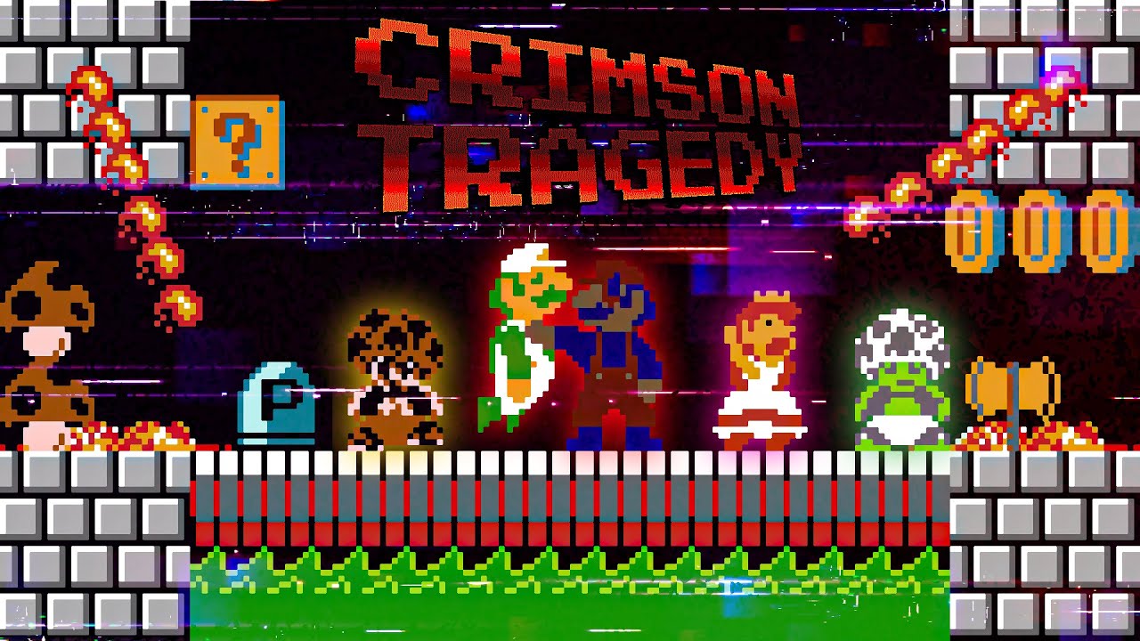 Crimson Tragedy - Mario.EXE 2024 Re-Take by NotSoDevy (Full Game + Secret) 4K60FPS!