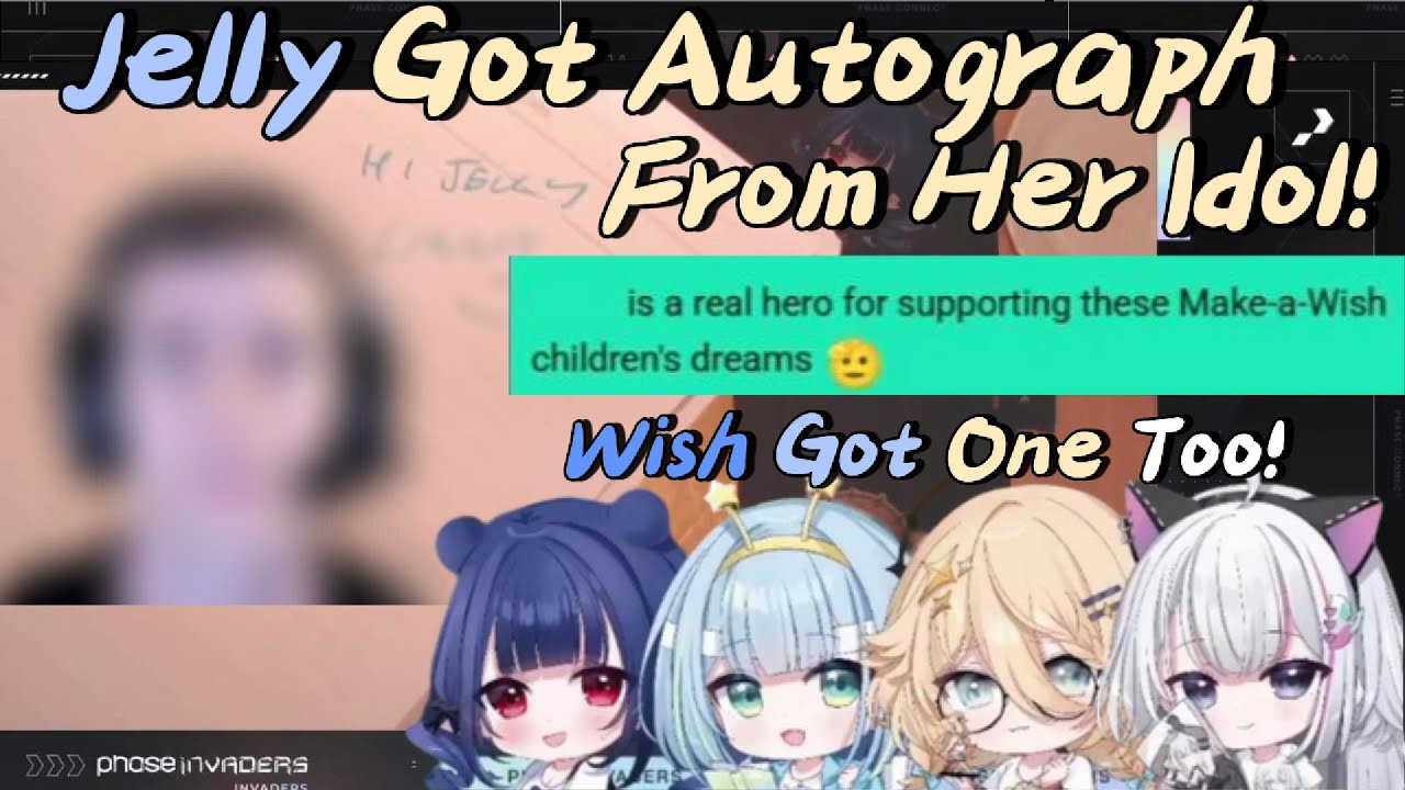 Make-a-Wish Children's Get Their Dreams - Jelly Dizzy Lumi Ember  | #phaseclips | #vtuberclips |