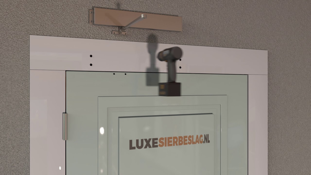Zo monteer je een deurdranger | Luxesierbeslag.nl