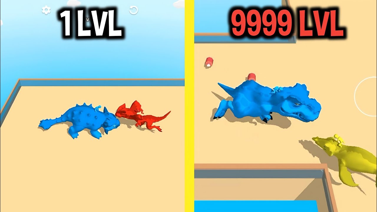 MAX LEVEL in Dino Chaos: Crazy Race Game