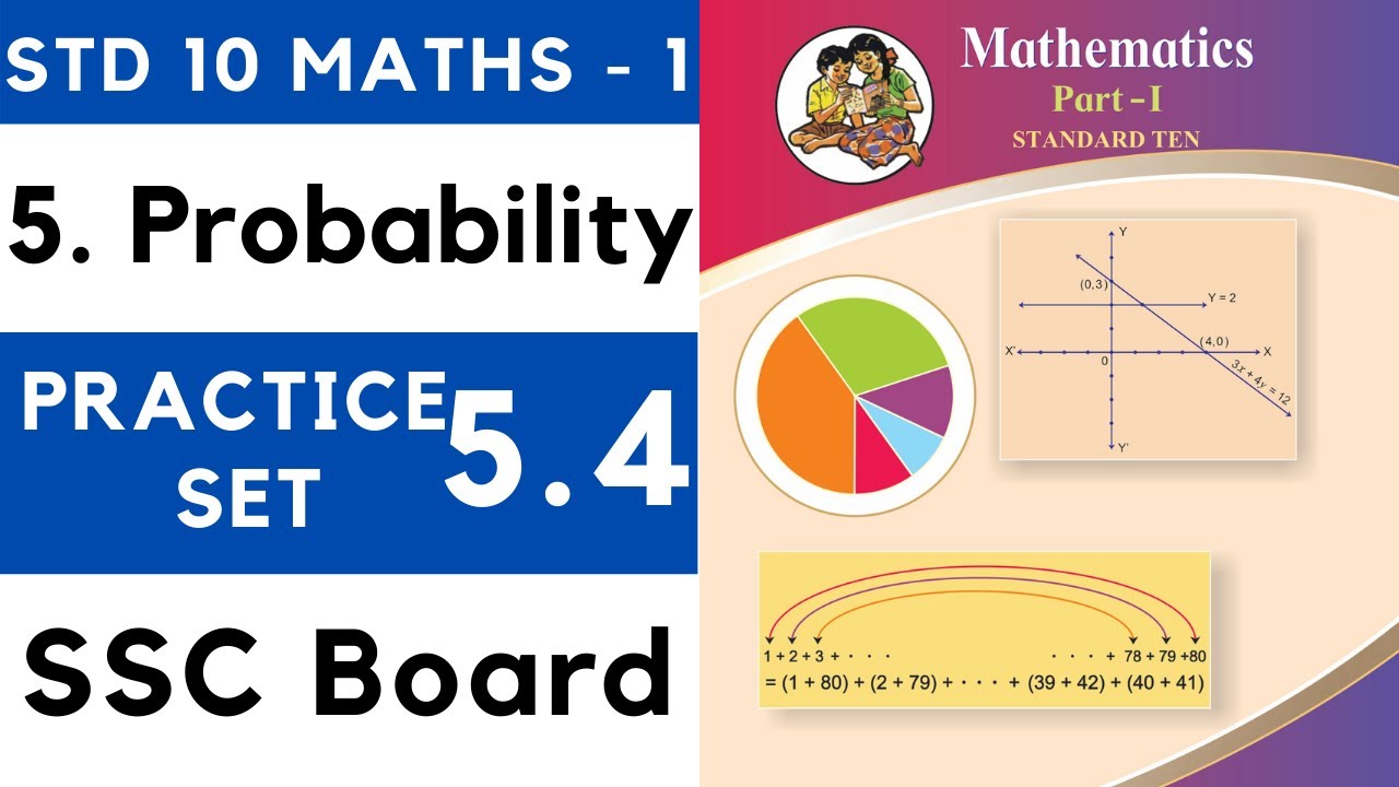 Class 10 Practice Set 5.4 | Chapter 5 Probability| 10th Maths | SSC Board | Std X | Shortcut Trick