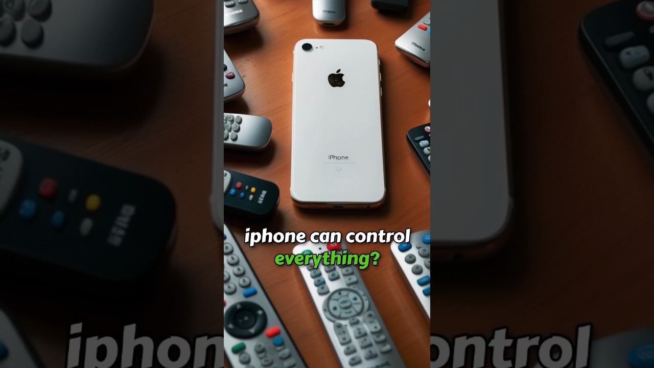 IPHONE HACK: Control Your TV, AC, and More with Just Your Phone!😱#youtubeshorts