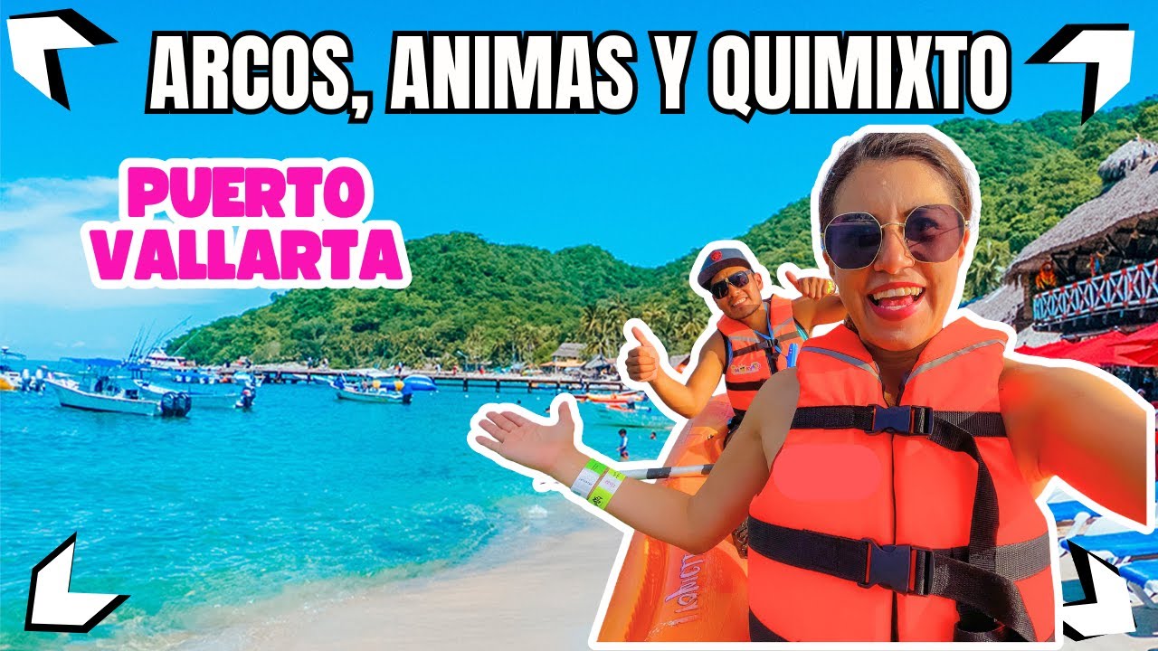 😃Tour Barato PUERTO VALLARTA🌴 ( Arcos- Animas y Quimixto) en Catamarán 😃