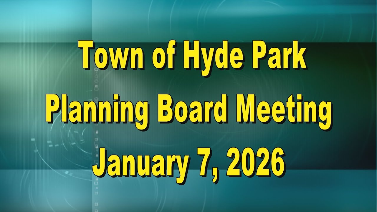 Hyde Park Planning Board 1 7 26