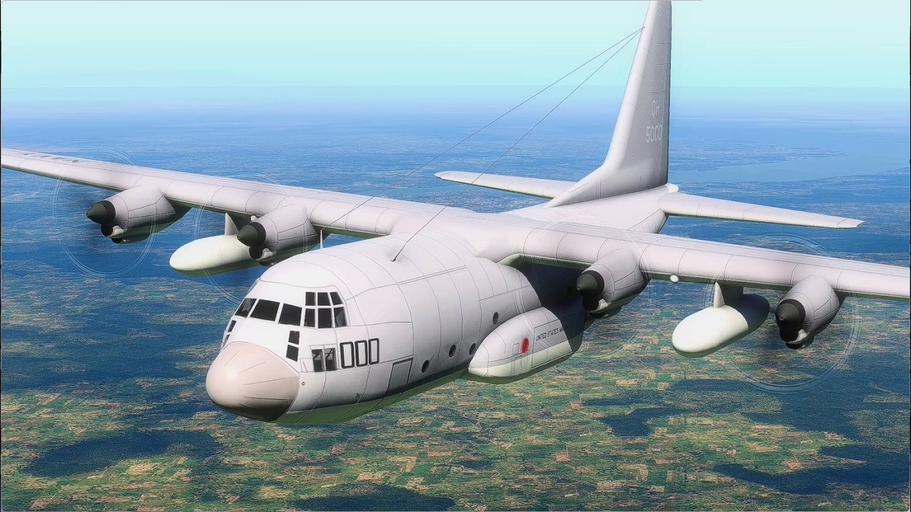 Avión Hercules Sufre Falla Catastrófica a 20 Mil Pies - Vuelo del KC-130T en 2017
