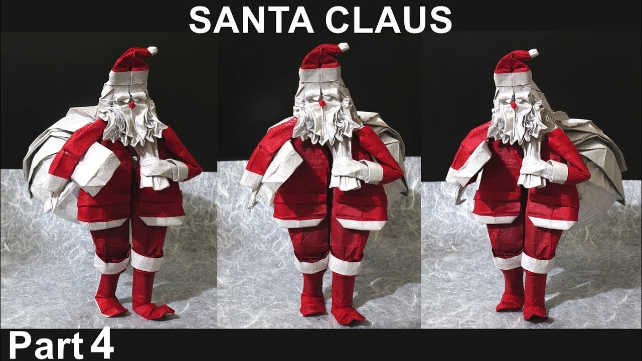 Origami Santa Claus (Takeda Naoki) part 4