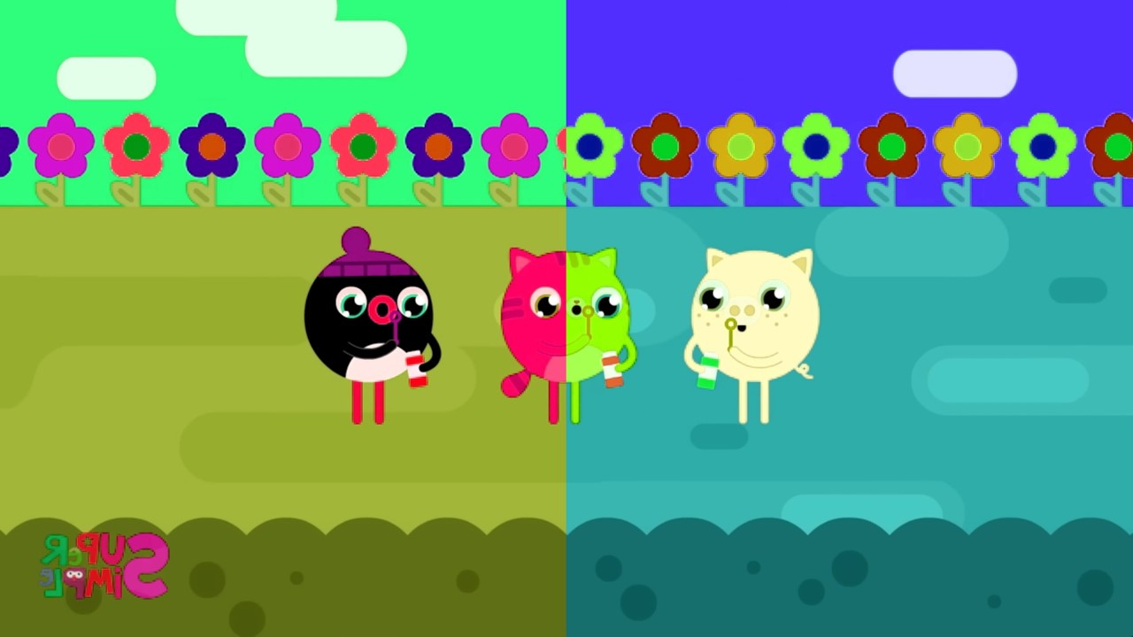 Super Simple Songs 123! Blow Bubbles Intro Logo | Sponsored By: Klasky Csupo 2001 Effects