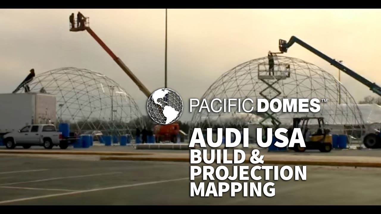 Audi Projection Theater (Dome Projection Mapping) | Build Timelapse | Pacific Domes