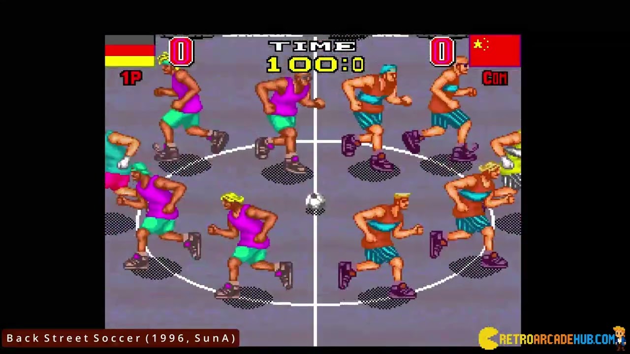 Back Street Soccer (1996, SunA) for ARCADE