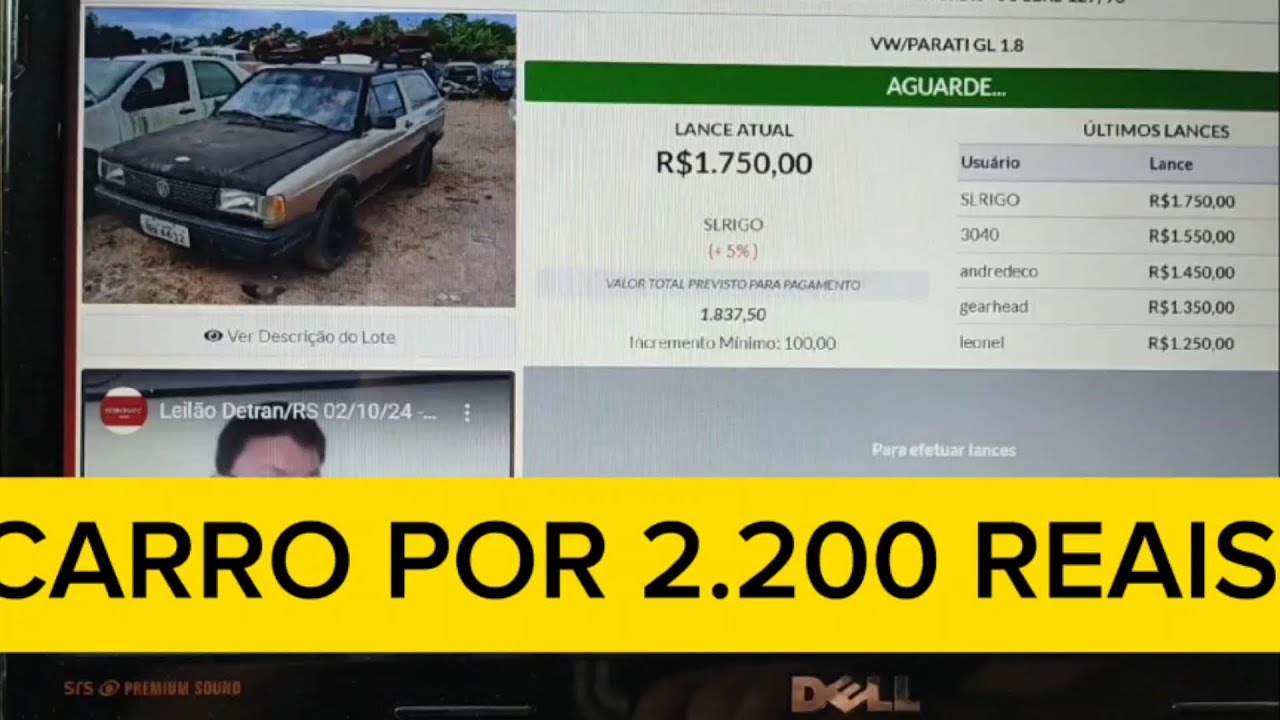 TENTANDO COMPRAR CARROS NO LEIL&Atilde;O DO DETRAN-RS... SER&Aacute; QUE COMPRAMOS??